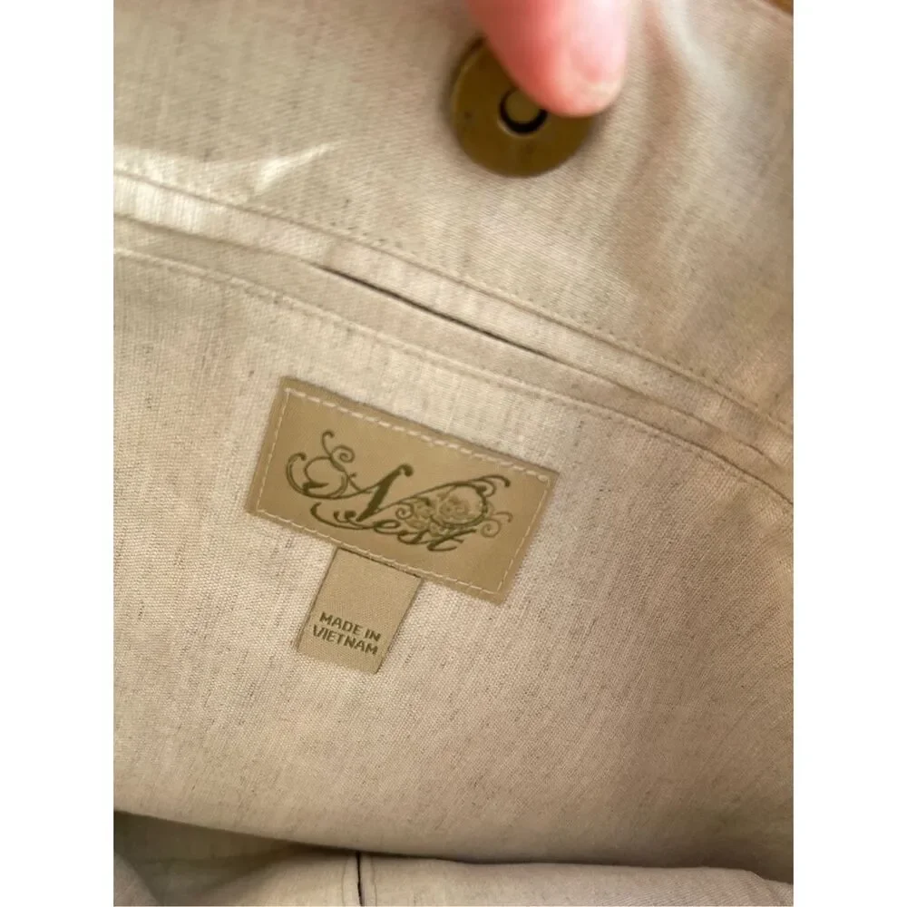 Nest Tapestry Shoulder‎ Bag Tan Red OS NWOT